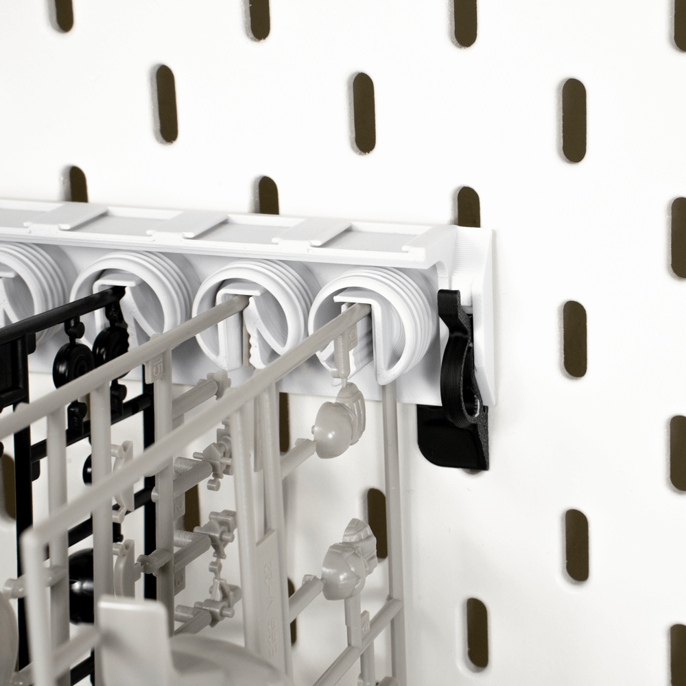 Netherbuilds universal sprue holder clips Ikea Skadis mounts
