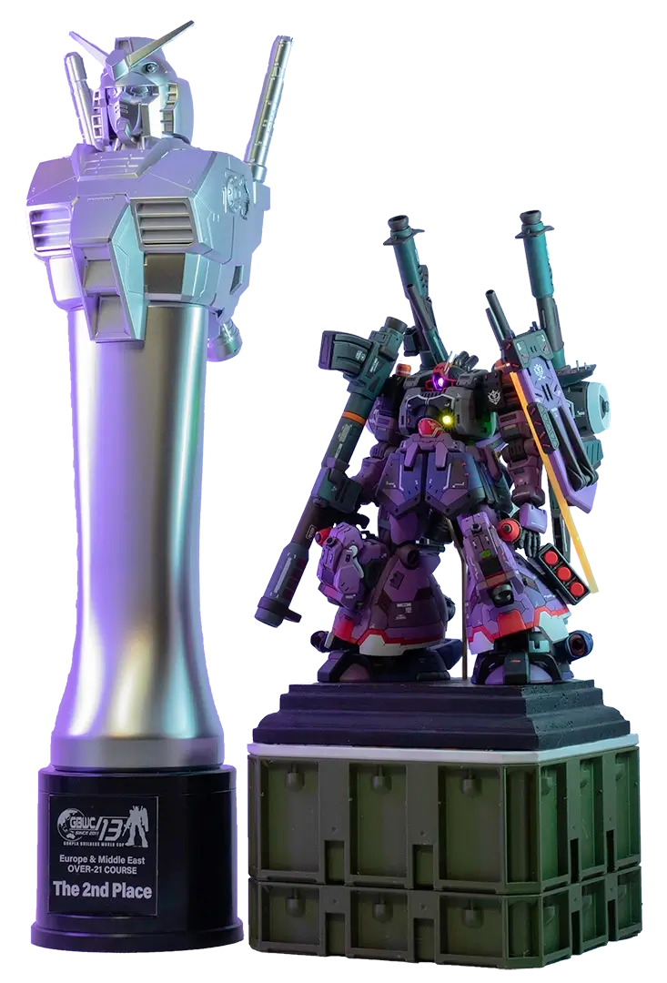 GBWC 2nd place Europe and middle east, gunpla competition