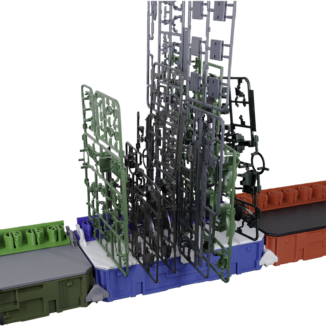 Pla-System Toolbox with connector clip strip and sprue clip 8